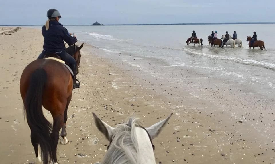 Ballades à cheval Baie Sain-Michel